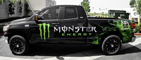 monster energy drink cars
